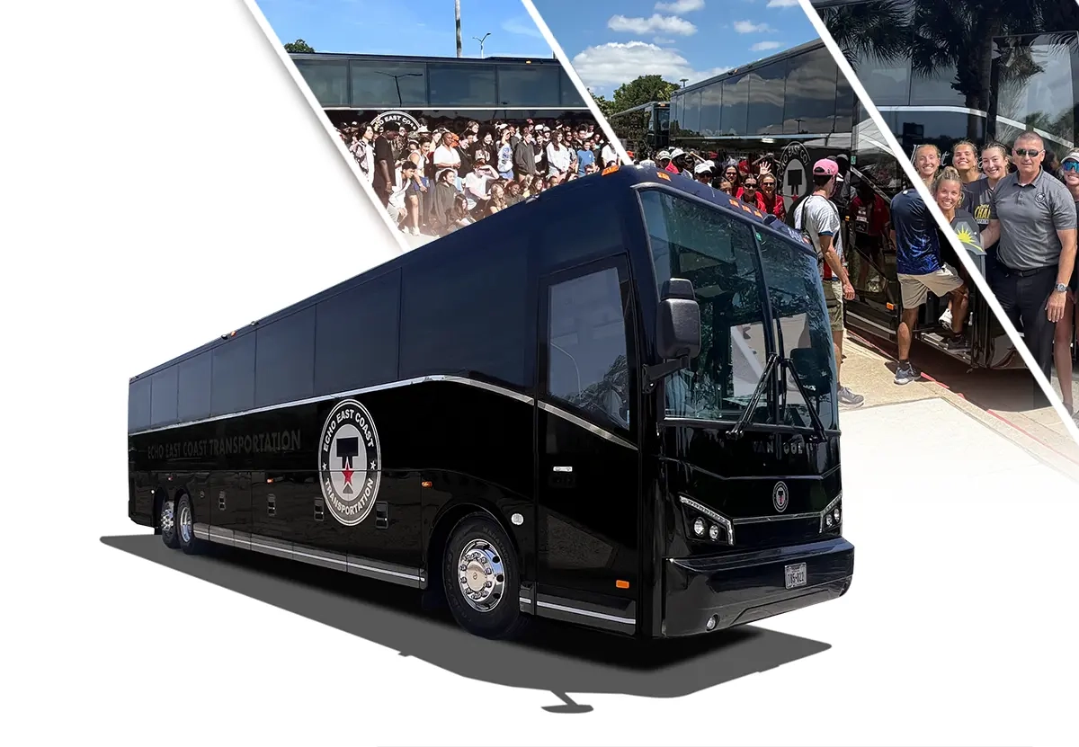 ECHO East Coast Transportation's motorcoach.